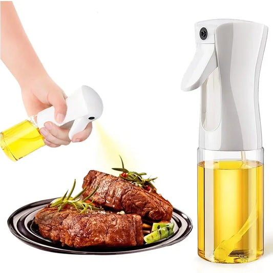 200/300/500ml Oil Spray Bottle BBQ Cooking Olive Oil Sprayer Plastic Baking Oil Spray Empty Bottle Vinegar Bottle Or Oil brush