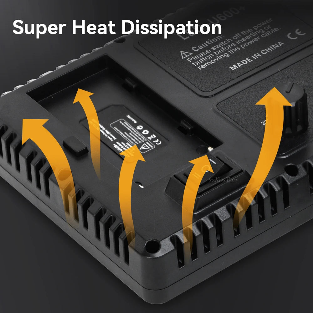 U600 LED Photo Studio Light for Tiktok Youbute Game Live Video Lighting Portable Video Recording Photography Panel Lamp