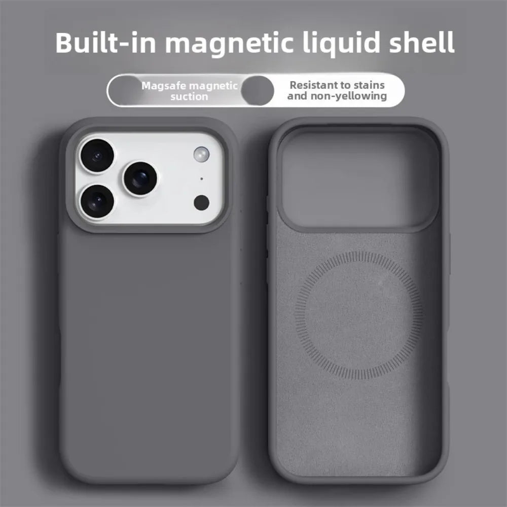 Case For iPhone 17 16 Pro Max Liquid Silicone Cases For iPhone17 16 Pro Max 17Pro Air