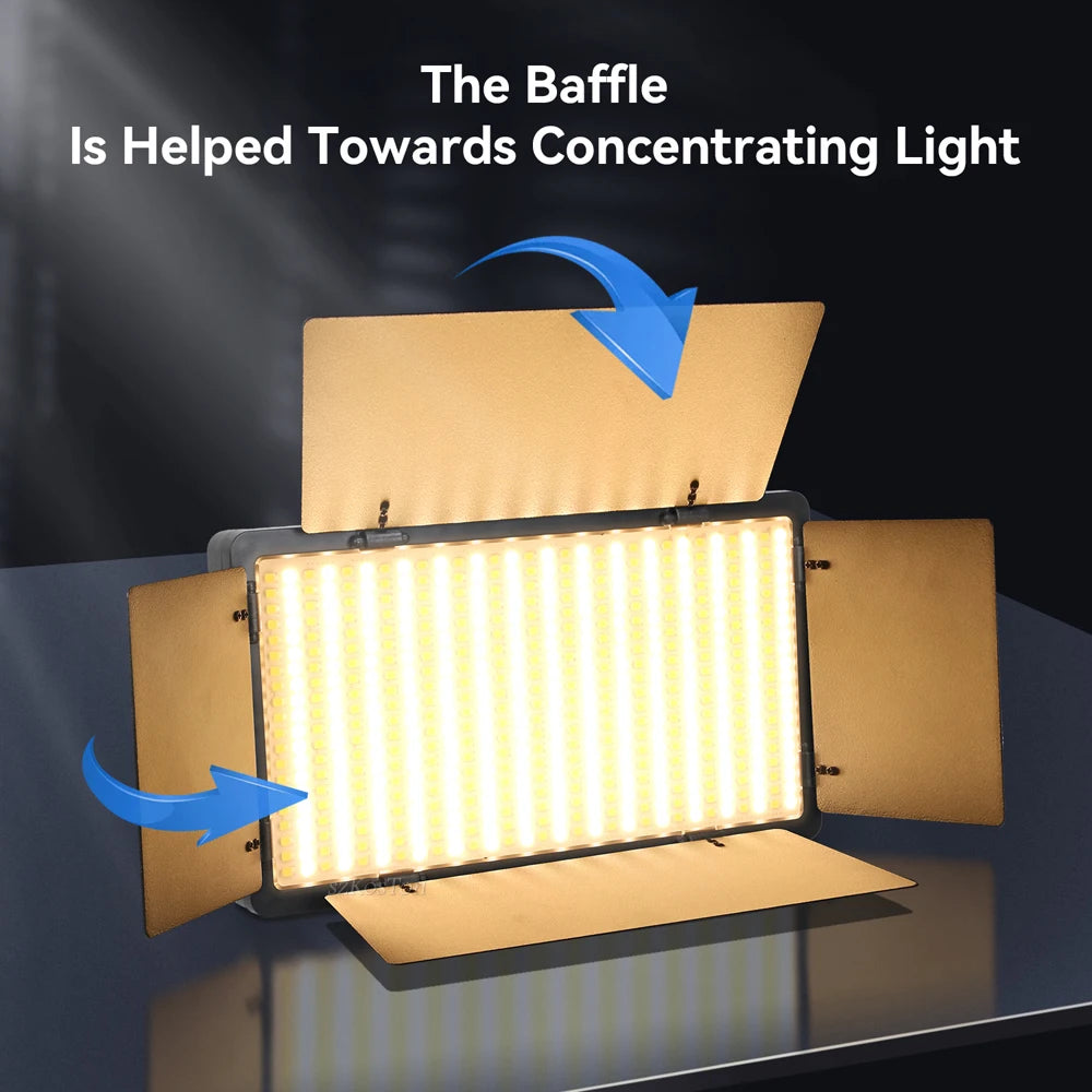 U600 LED Photo Studio Light for Tiktok Youbute Game Live Video Lighting Portable Video Recording Photography Panel Lamp