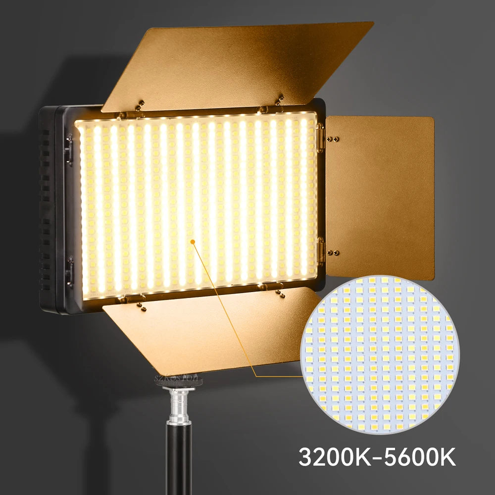 U600 LED Photo Studio Light for Tiktok Youbute Game Live Video Lighting Portable Video Recording Photography Panel Lamp
