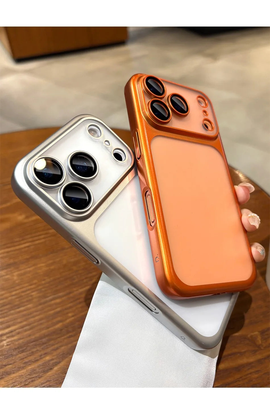 Case for iPhone 17 Pro Max 16 15 14 13 Plating Camera Cover