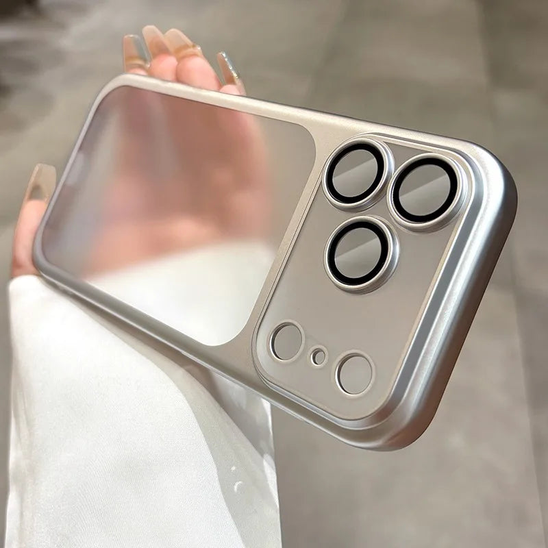 Case for iPhone 17 Pro Max 16 15 14 13 Plating Camera Cover