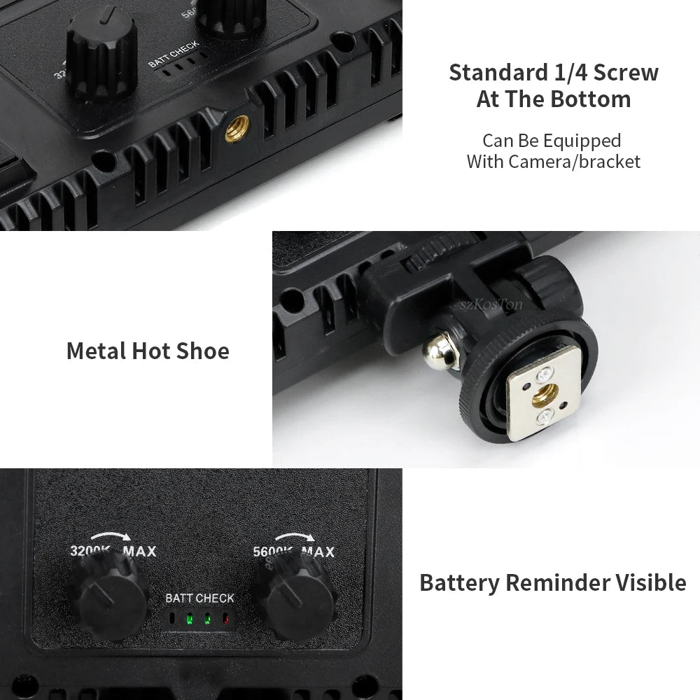 U600 LED Photo Studio Light for Tiktok Youbute Game Live Video Lighting Portable Video Recording Photography Panel Lamp