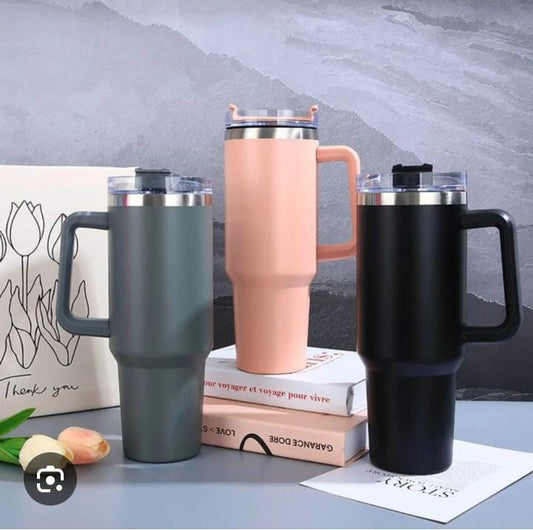 Imported Stanlay Bottle and Tumbler – Premium Insulated Tumbler with Straw | Leak Proof Stanlay Water Tumbler for Hot & Cold Drinks | Durable Stainless Steel Stanlay Tumbler for Travel, Office & Gym Hydration"